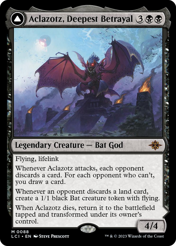 Aclazotz, Deepest Betrayal // Temple of the Dead [The Lost Caverns of Ixalan] Magic: The Gathering