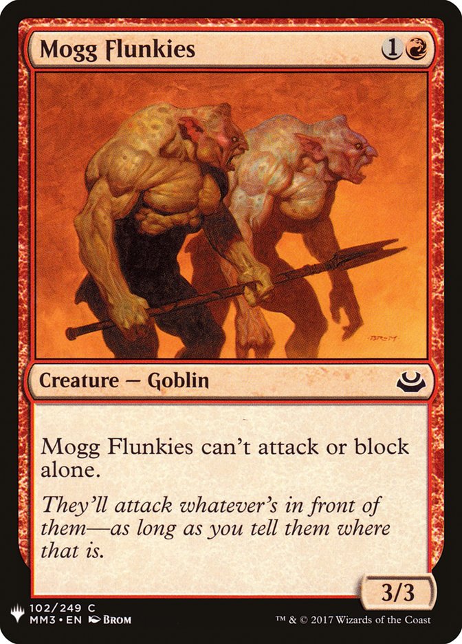 Mogg Flunkies [Mystery Booster] Magic: The Gathering