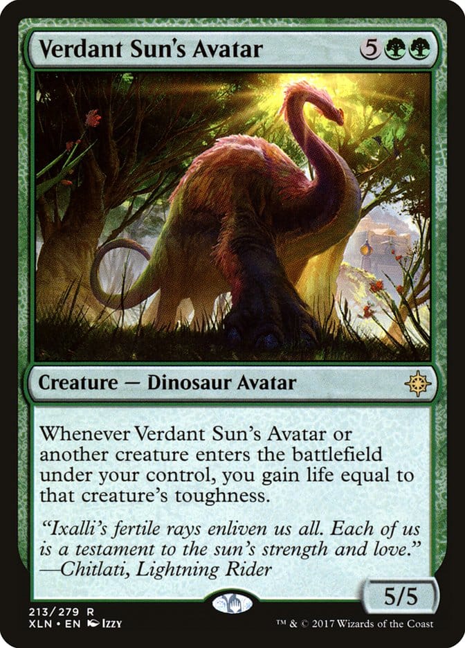 Verdant Sun's Avatar [Ixalan] Magic: The Gathering
