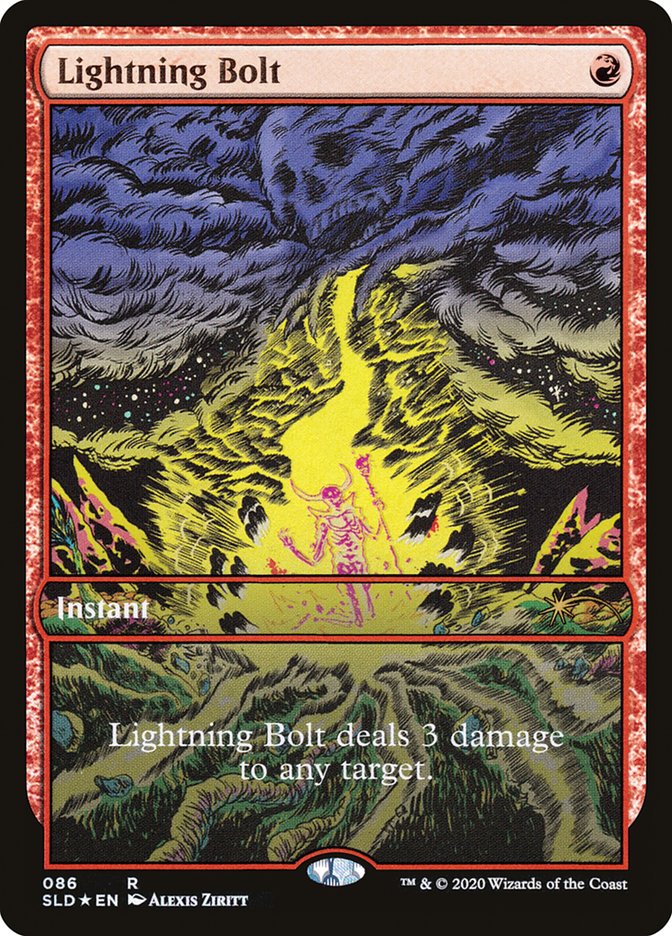 Lightning Bolt (086) [Secret Lair Drop Series] Magic: The Gathering