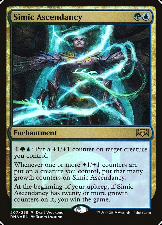 Simic Ascendancy (Draft Weekend) [Ravnica Allegiance Promos] Magic: The Gathering