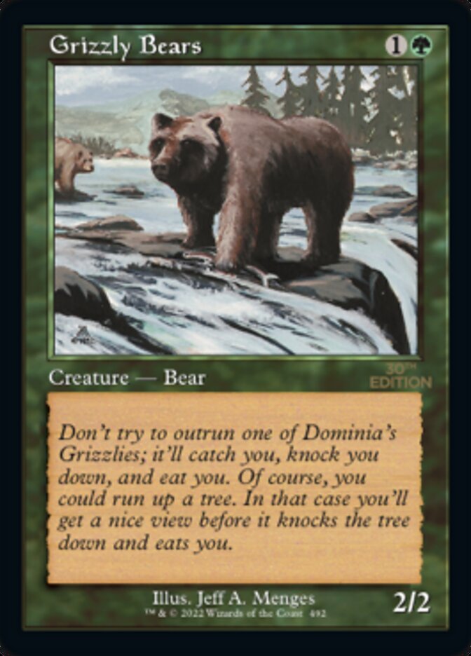 Grizzly Bears (Retro) [30th Anniversary Edition] Magic: The Gathering