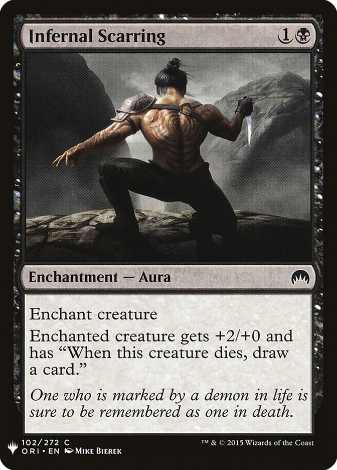 Infernal Scarring [Mystery Booster] Magic: The Gathering