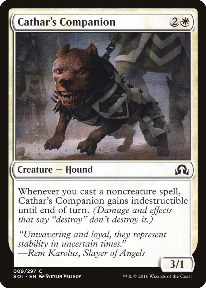 Cathar's Companion [Shadows over Innistrad] Magic: The Gathering