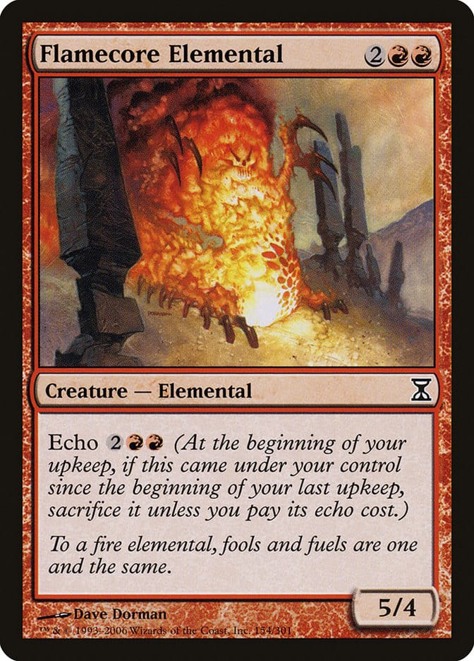 Flamecore Elemental [Time Spiral] Magic: The Gathering