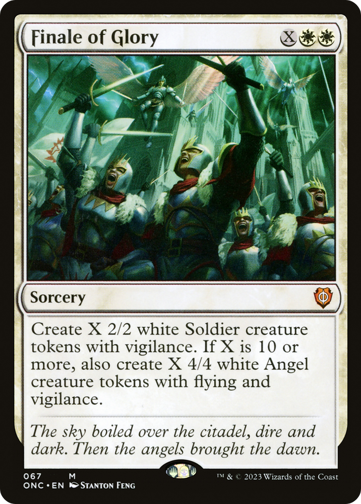 Finale of Glory [Phyrexia: All Will Be One Commander] Magic: The Gathering