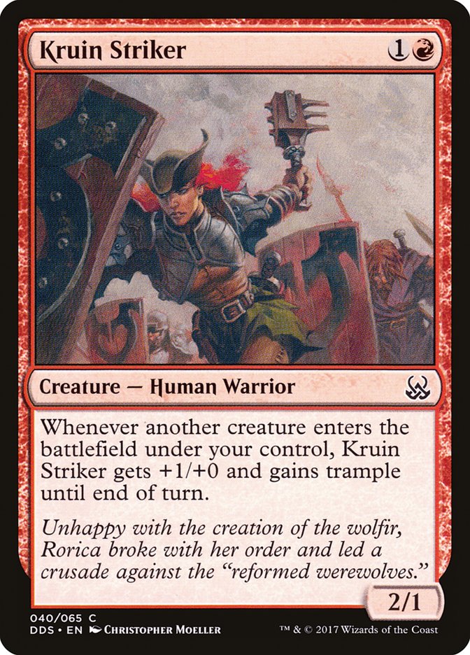 Kruin Striker [Duel Decks: Mind vs. Might] Magic: The Gathering