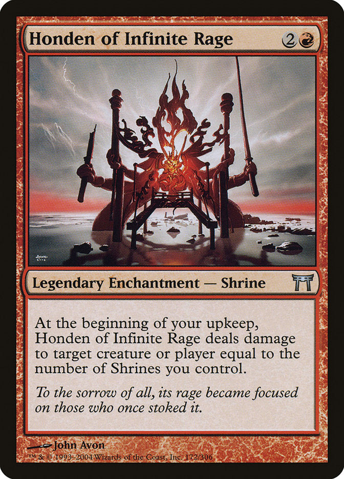 Honden of Infinite Rage [Champions of Kamigawa] Magic: The Gathering