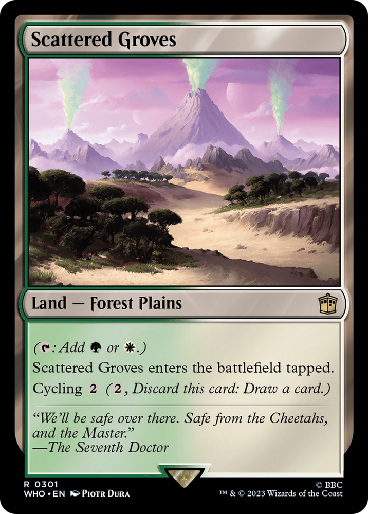Scattered Groves [Doctor Who] Magic: The Gathering