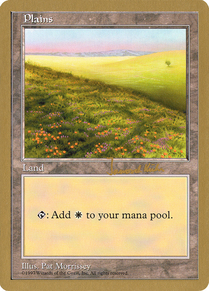 Plains (jk431) (Janosch Kuhn) [World Championship Decks 1997] Magic: The Gathering