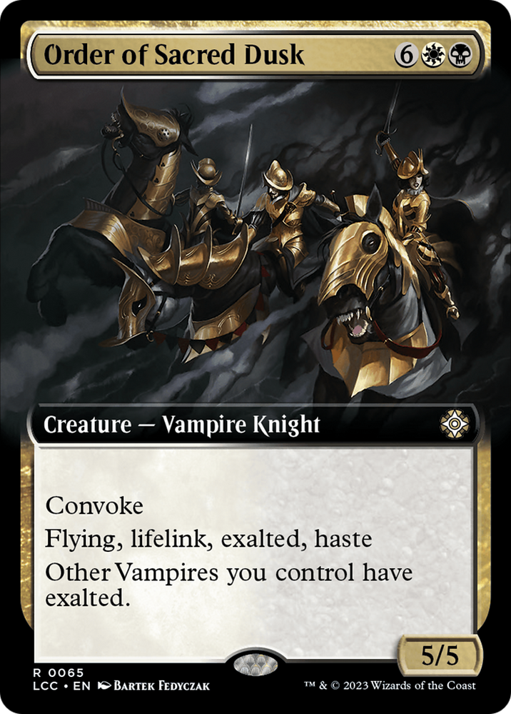 Order of Sacred Dusk (Extended Art) [The Lost Caverns of Ixalan Commander] Magic: The Gathering