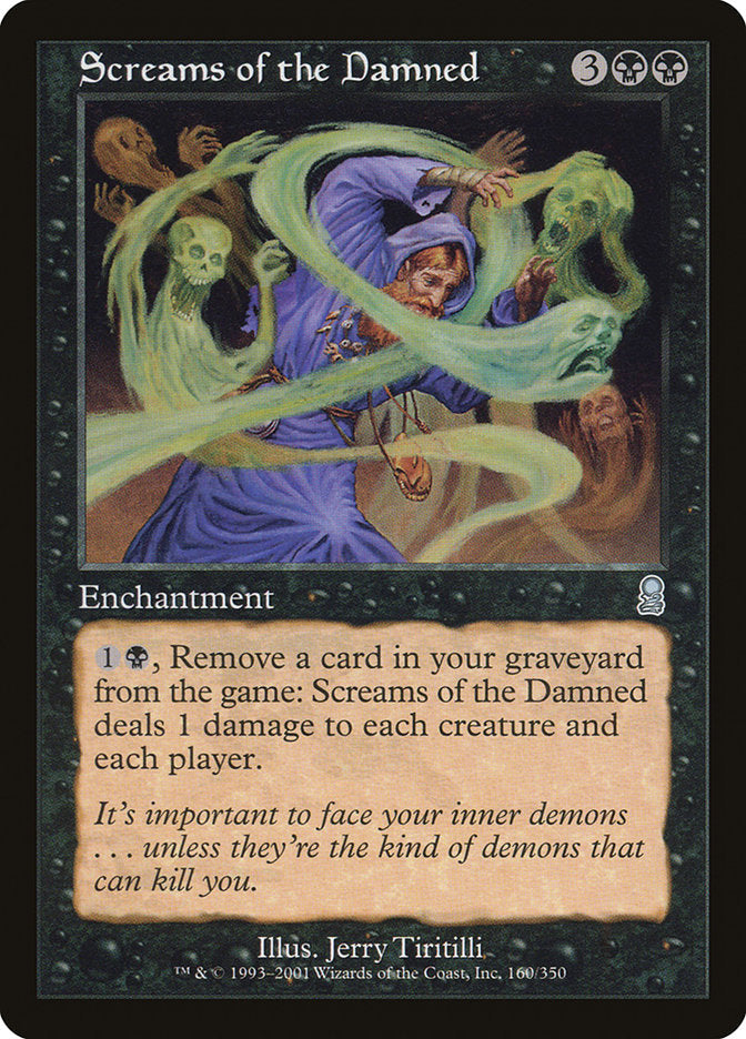 Screams of the Damned [Odyssey] Magic: The Gathering