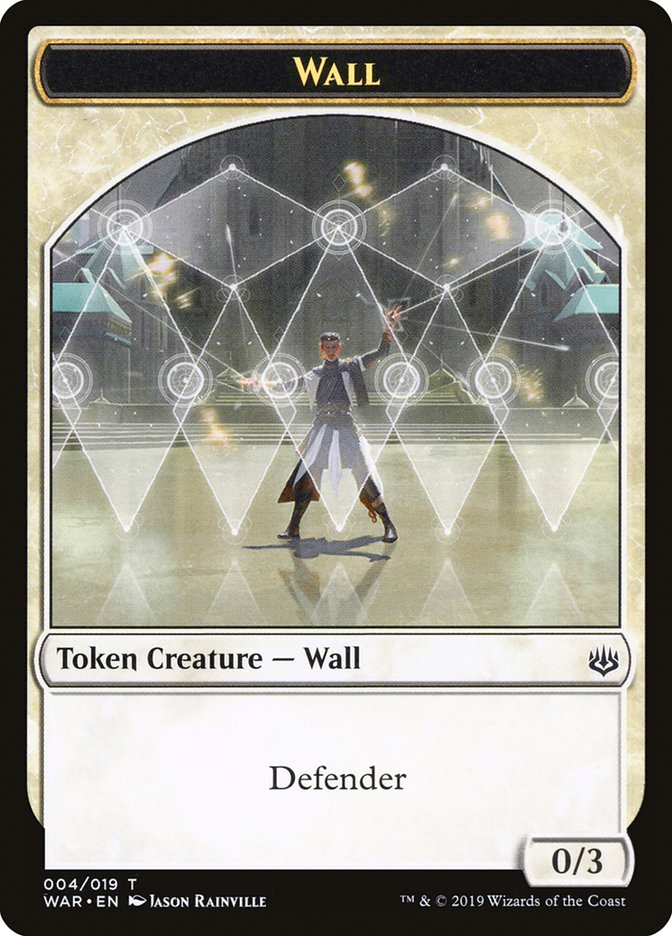 Wall Token [War of the Spark Tokens] Magic: The Gathering