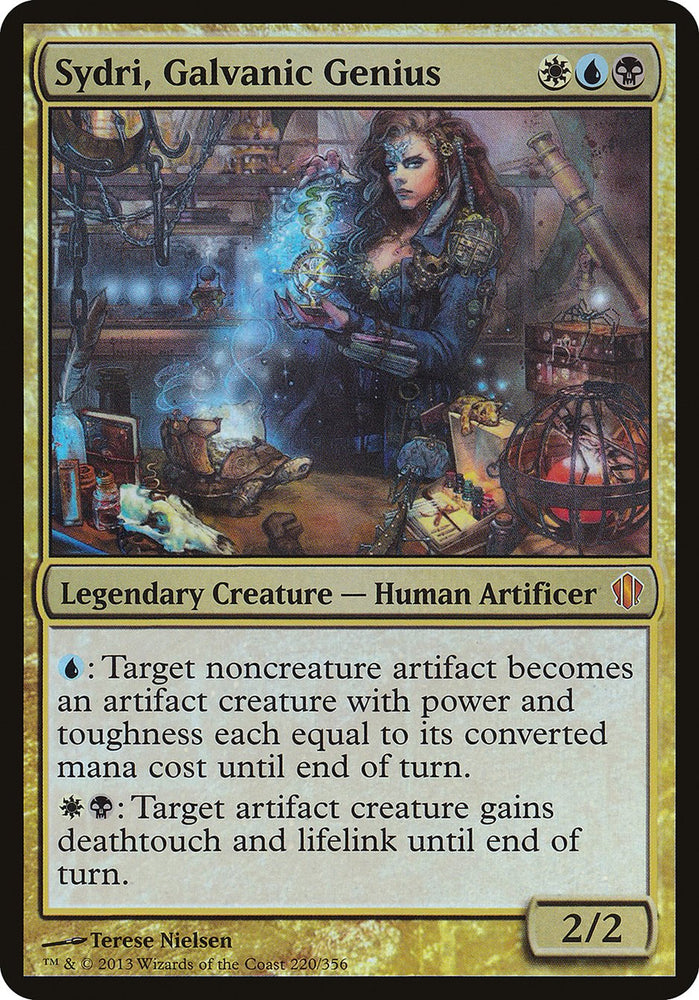 Sydri, Galvanic Genius (Oversized) [Commander 2013 Oversized] Magic: The Gathering