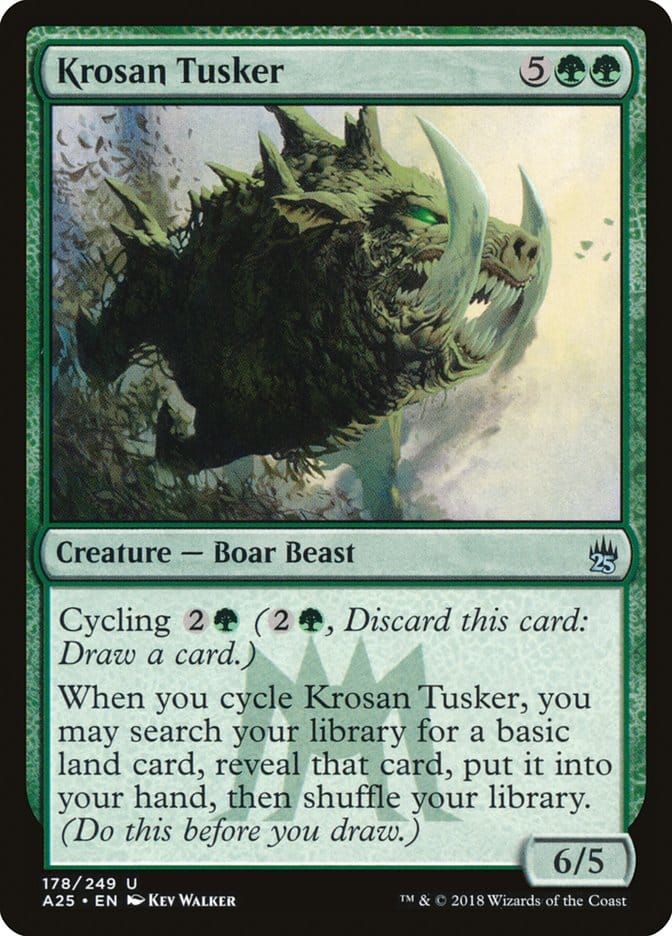Krosan Tusker [Masters 25] Magic: The Gathering