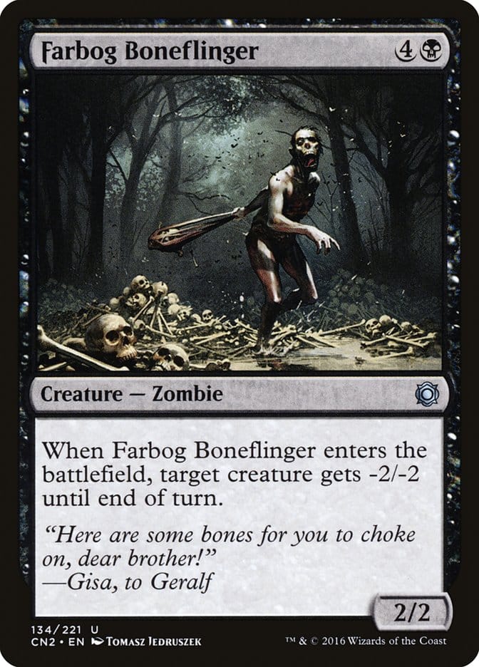 Farbog Boneflinger [Conspiracy: Take the Crown] Magic: The Gathering