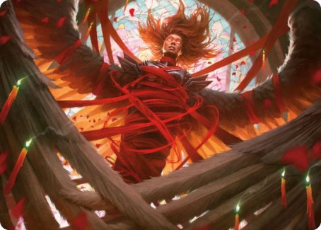 Sigarda's Imprisonment Art Card [Innistrad: Crimson Vow Art Series] Magic: The Gathering