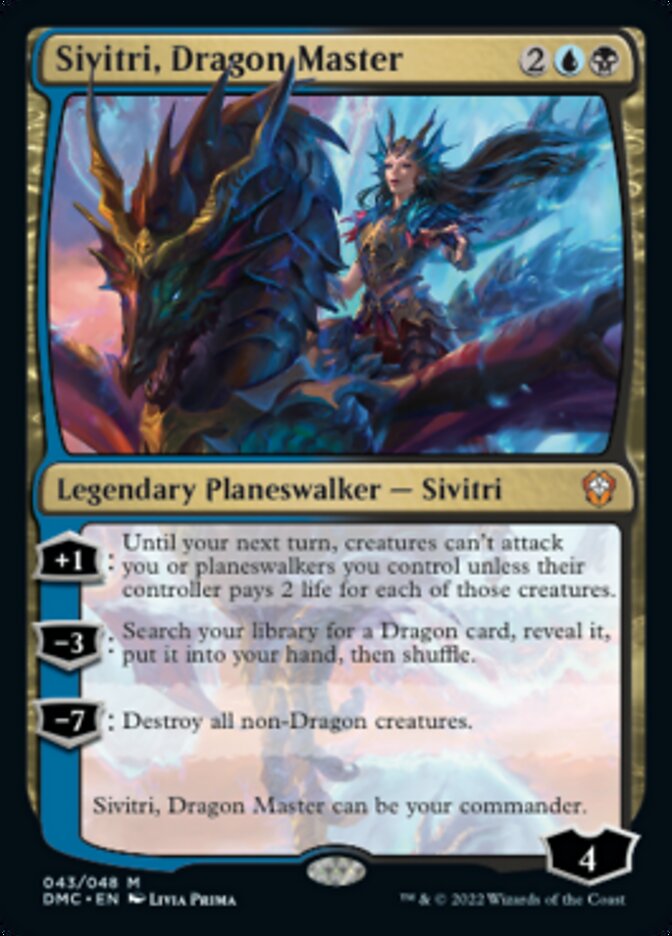 Sivitri, Dragon Master [Dominaria United Commander] Magic: The Gathering