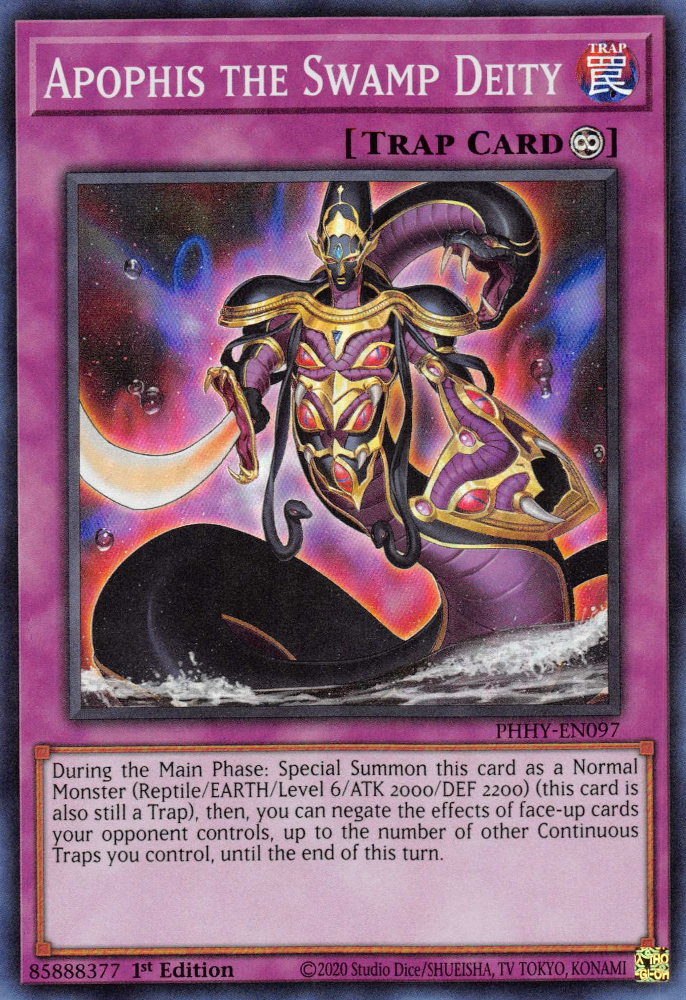 Apophis the Swamp Deity [PHHY-EN097] Super Rare - Yugioh Cards For Your TCG Needs!