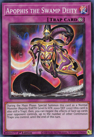 Apophis the Swamp Deity [PHHY-EN097] Super Rare - Yugioh Cards For Your TCG Needs!
