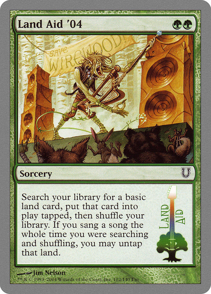 Land Aid '04 [Unhinged] Magic: The Gathering