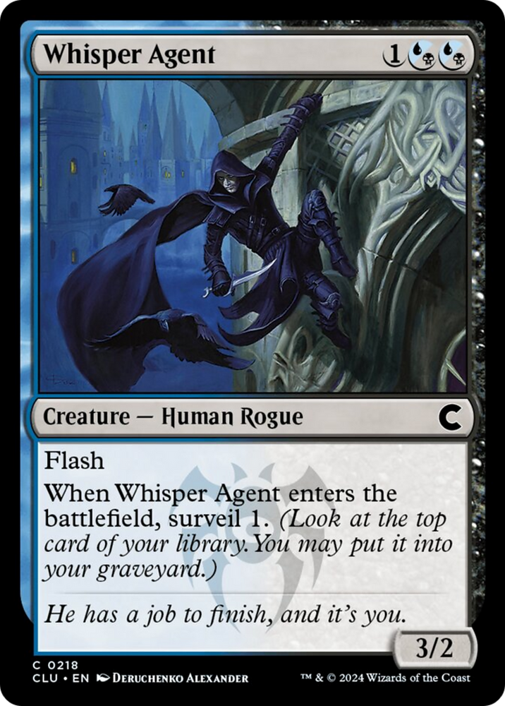 Whisper Agent [Ravnica: Clue Edition] Magic: The Gathering