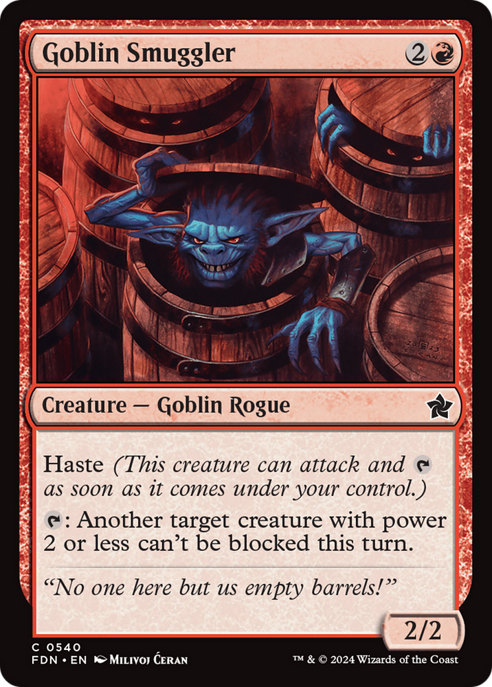 Goblin Smuggler [Foundations] Magic: The Gathering