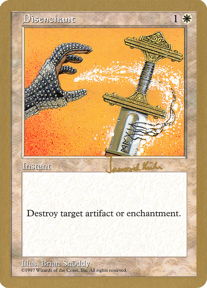 Disenchant (Janosch Kuhn) [World Championship Decks 1997] Magic: The Gathering