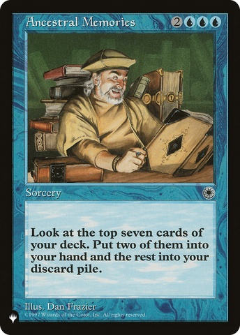 Ancestral Memories [The List] Magic: The Gathering