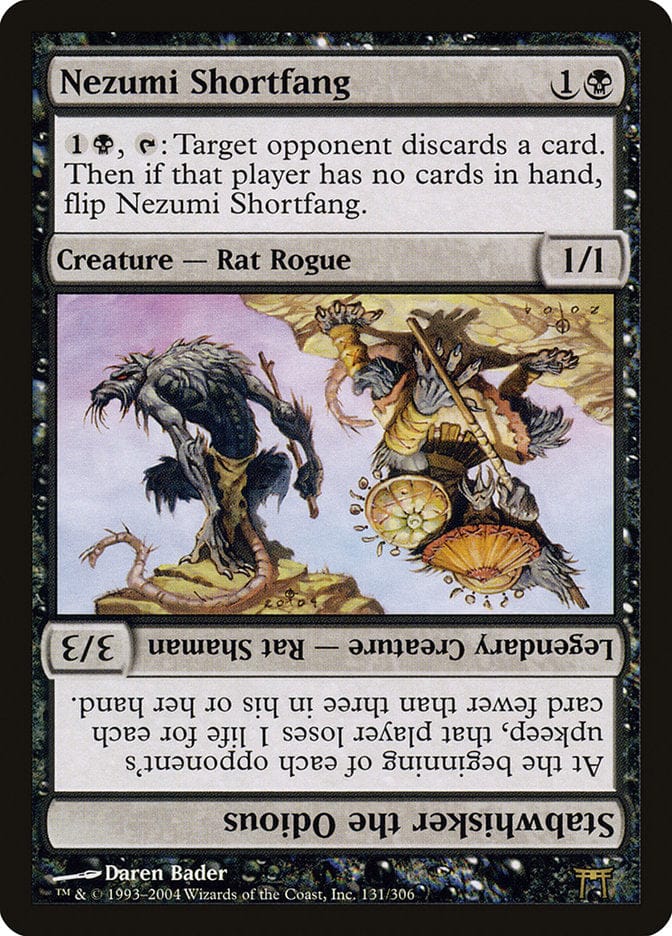 Nezumi Shortfang // Stabwhisker the Odious [Champions of Kamigawa] Magic: The Gathering