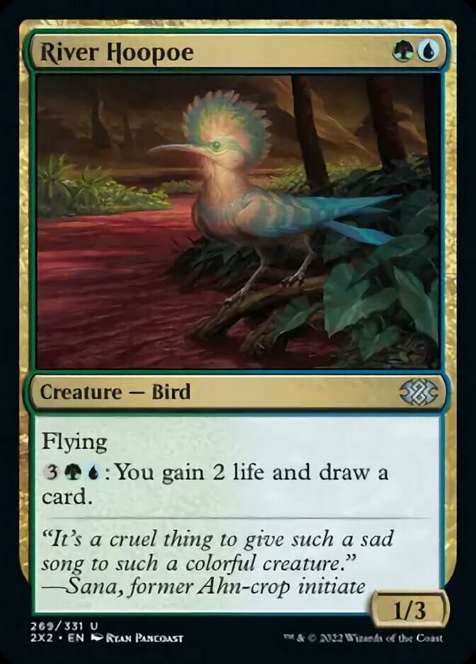 River Hoopoe [Double Masters 2022] Magic: The Gathering