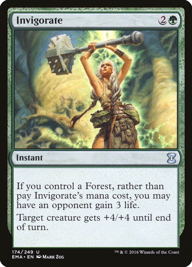 Invigorate [Eternal Masters] Magic: The Gathering