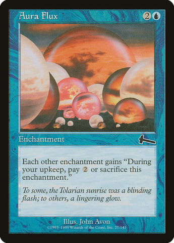Aura Flux [Urza's Legacy] Magic: The Gathering
