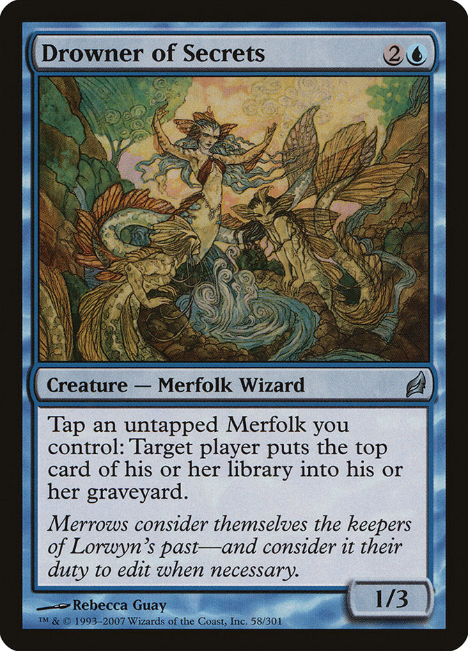 Drowner of Secrets [Lorwyn] Magic: The Gathering
