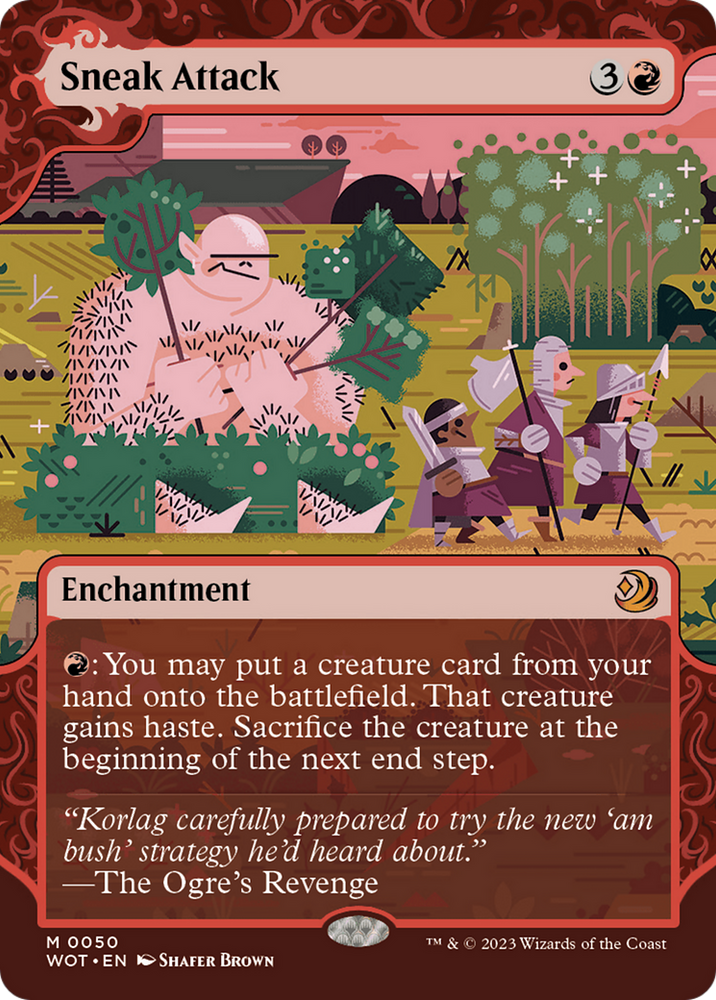 Sneak Attack [Wilds of Eldraine: Enchanting Tales] Magic: The Gathering