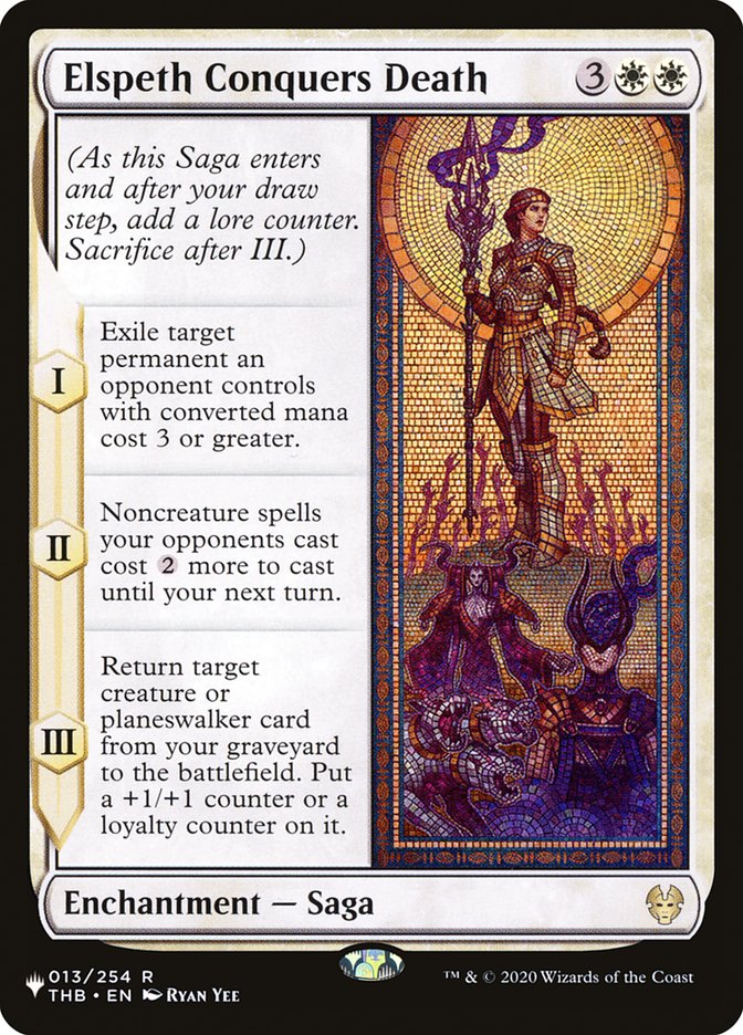 Elspeth Conquers Death [The List] Magic: The Gathering