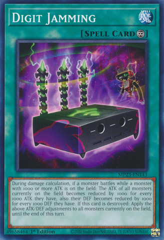Digit Jamming [MP23-EN143] Common - Yugioh Cards For Your TCG Needs!