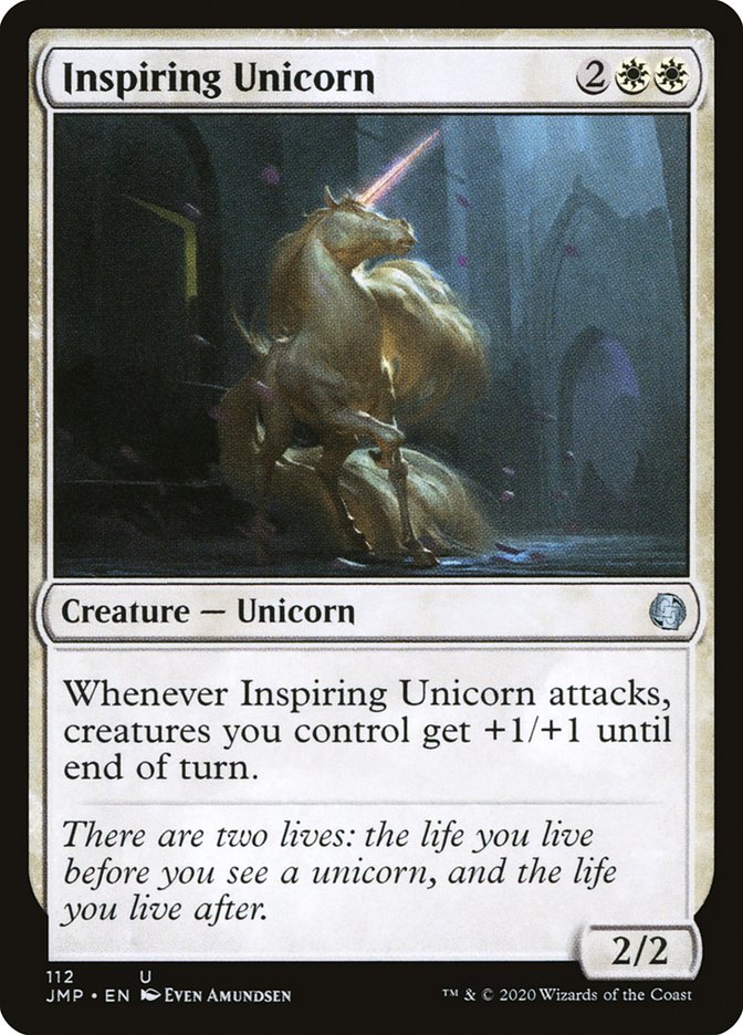 Inspiring Unicorn [Jumpstart] Magic: The Gathering