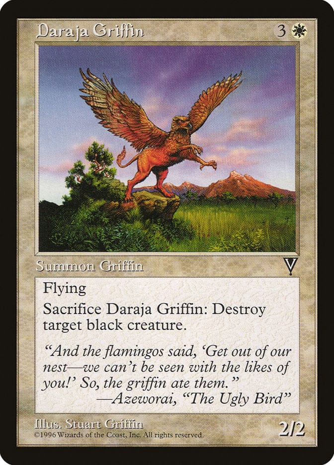 Daraja Griffin [Visions] Magic: The Gathering