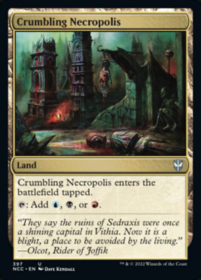 Crumbling Necropolis [Streets of New Capenna Commander] Magic: The Gathering