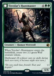 Tovolar's Huntmaster // Tovolar's Packleader [Innistrad: Midnight Hunt] Magic: The Gathering