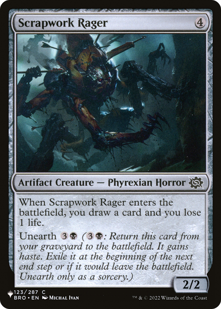 Scrapwork Rager [The List] Magic: The Gathering