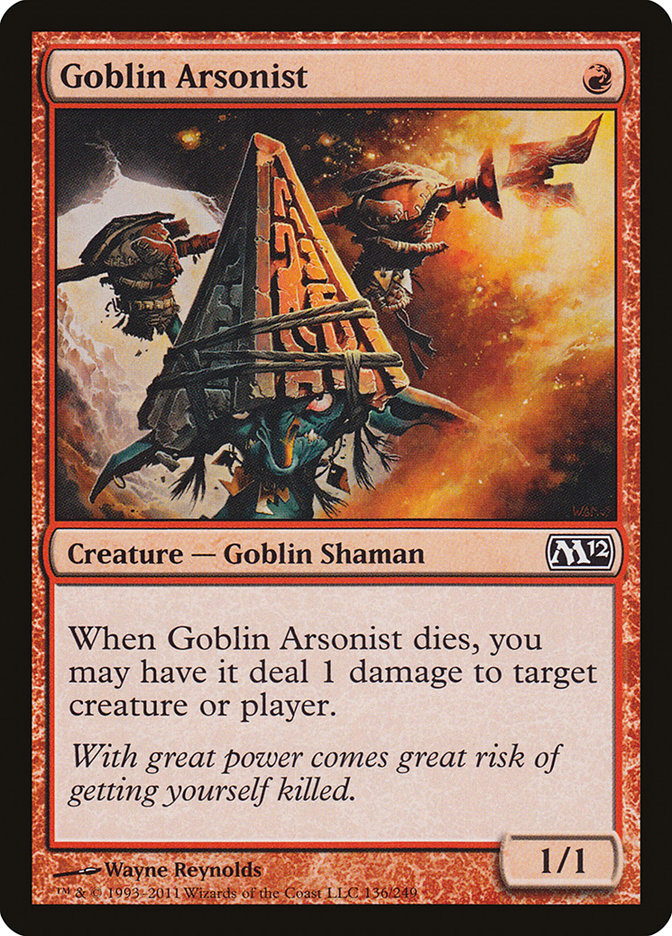 Goblin Arsonist [Magic 2012] Magic: The Gathering