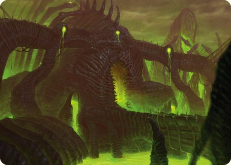 The Dross Pits Art Card [Phyrexia: All Will Be One Art Series] Magic: The Gathering