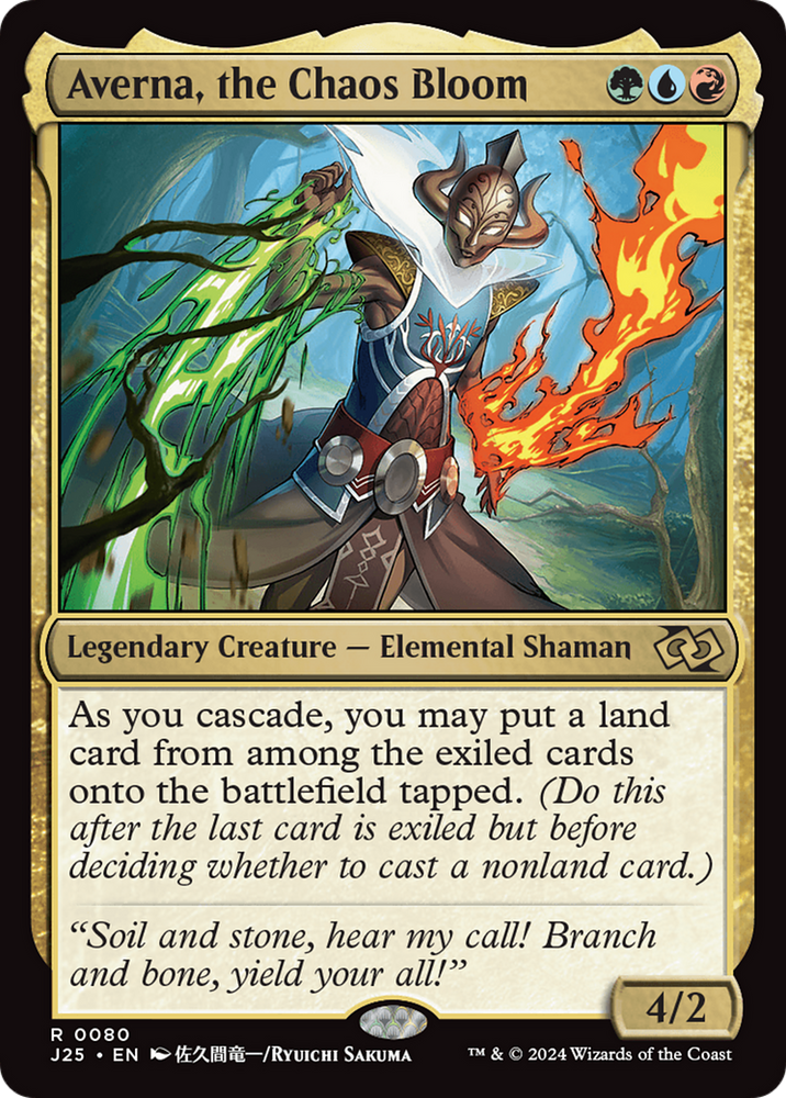 Averna, the Chaos Bloom [Foundations Jumpstart] Magic: The Gathering