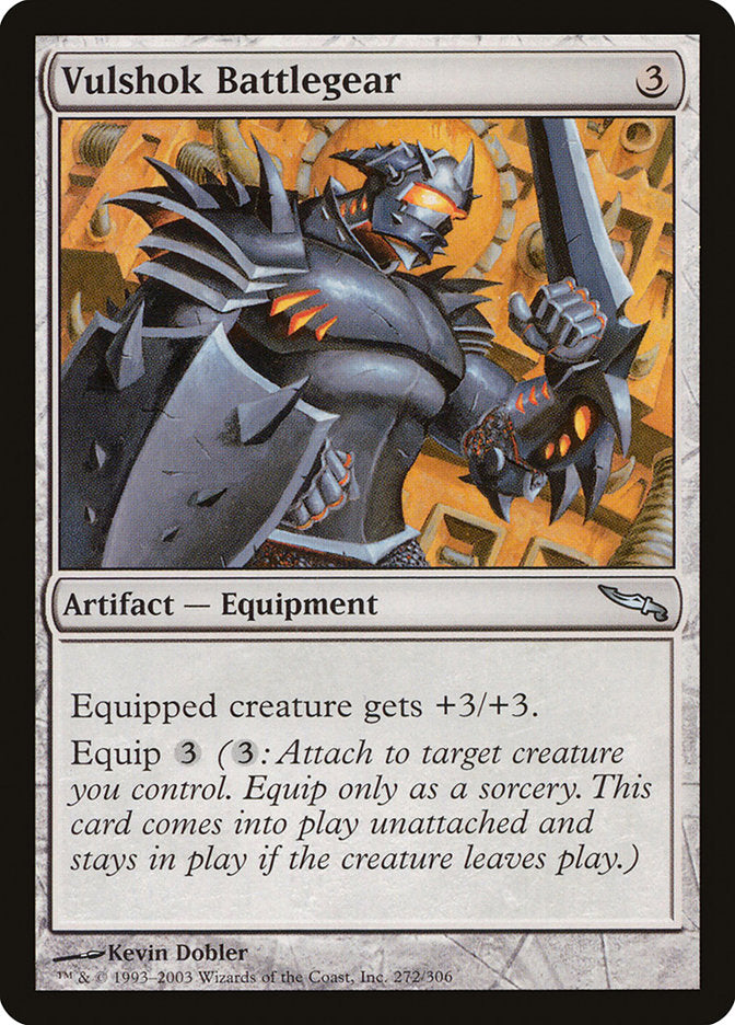 Vulshok Battlegear [Mirrodin] Magic: The Gathering