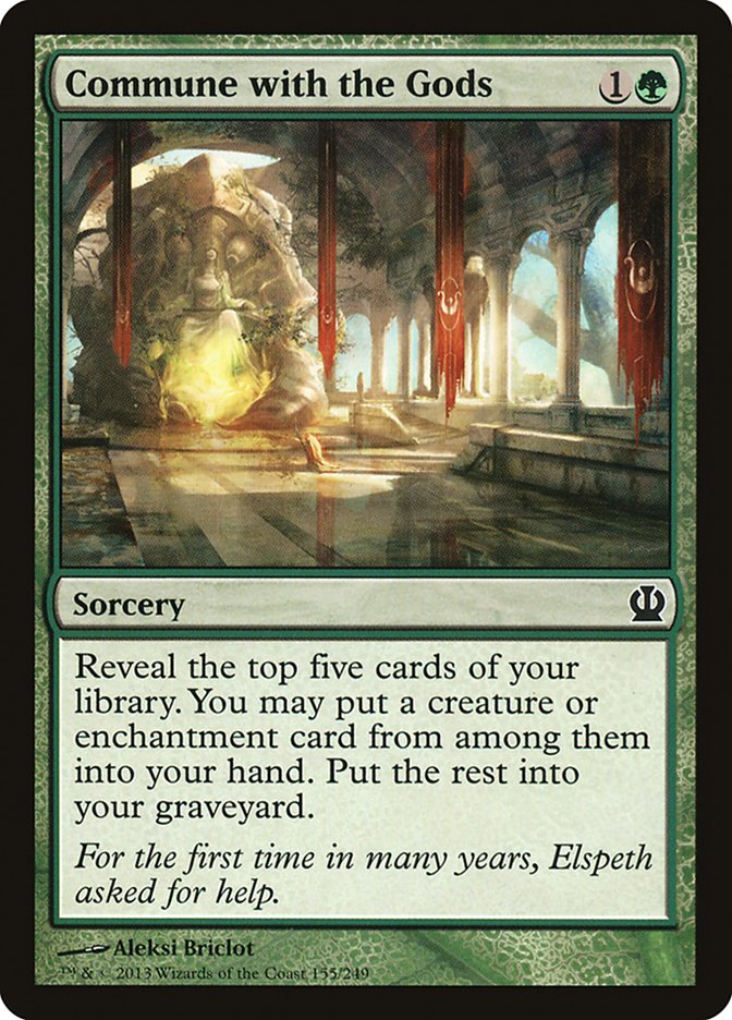 Commune with the Gods [Theros] Magic: The Gathering
