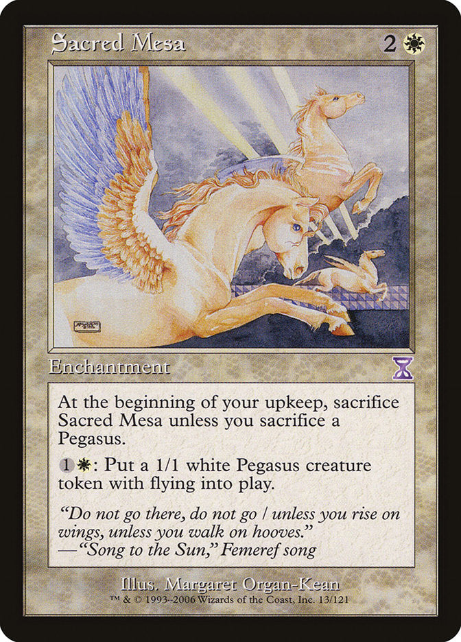 Sacred Mesa [Time Spiral Timeshifted] Magic: The Gathering
