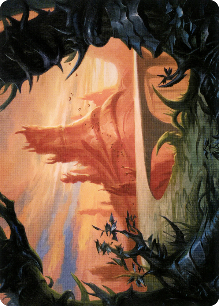 Slagwoods Bridge Art Card [Modern Horizons 2 Art Series] Magic: The Gathering