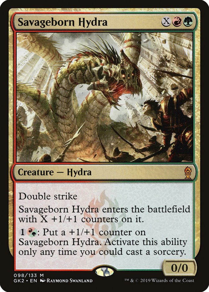 Savageborn Hydra [Ravnica Allegiance Guild Kit] Magic: The Gathering